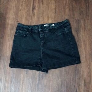 Time And Tru Black Shorts for Women